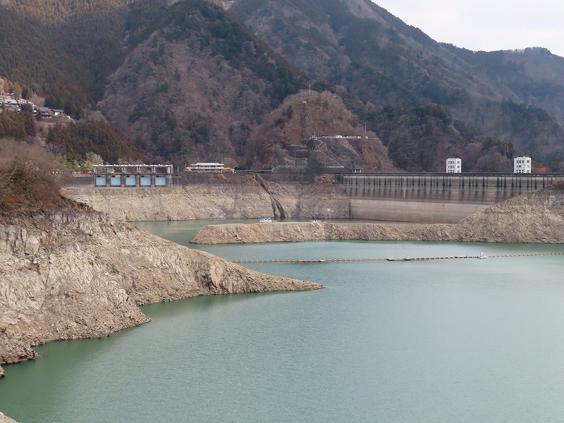 小河内ダムも渇水